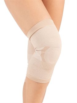 Bunheads beige kneepads med gelepuder