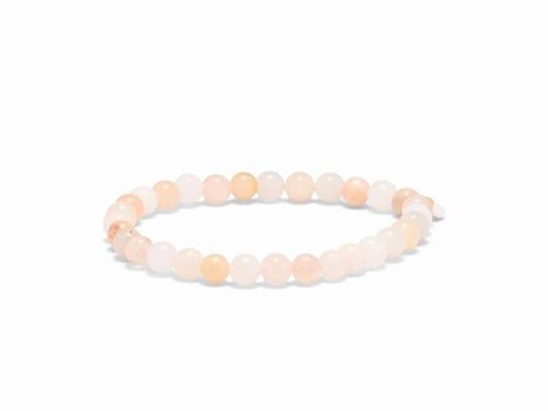 Soï rosa jade armbånd - 6mm